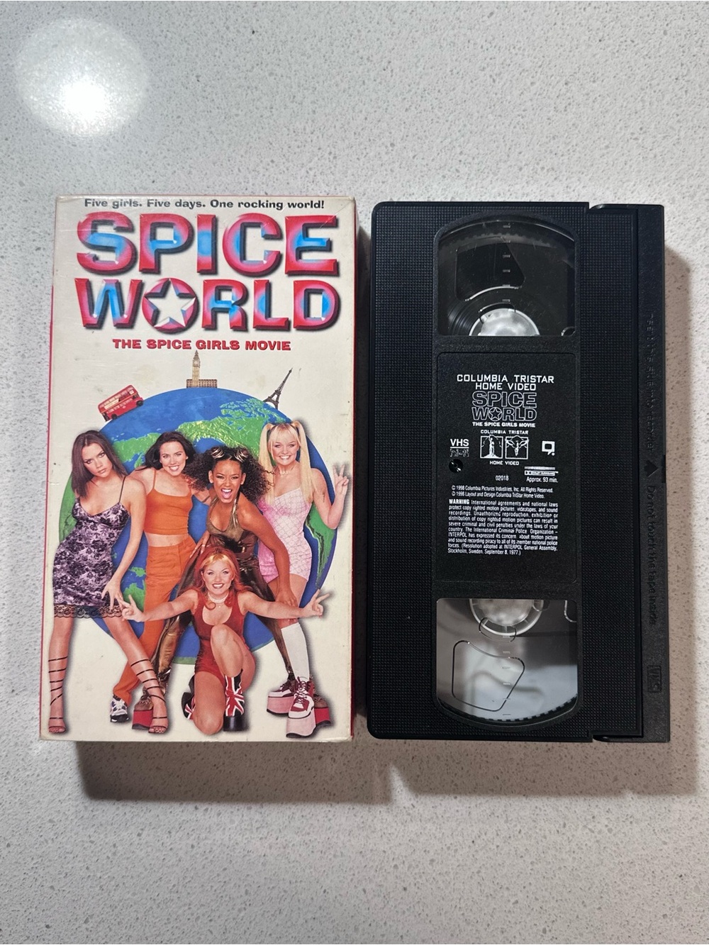 Spice World VHS Tape - Spice Girls